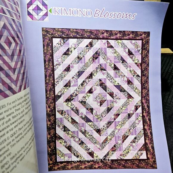 Vtg Super Simple Triangles Book Nancy Smith & Lynda Milligan Quilt Pattern 2006 - Picture 8 of 10